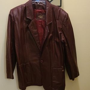 Etienne Aigner Genuine Leather Jacket